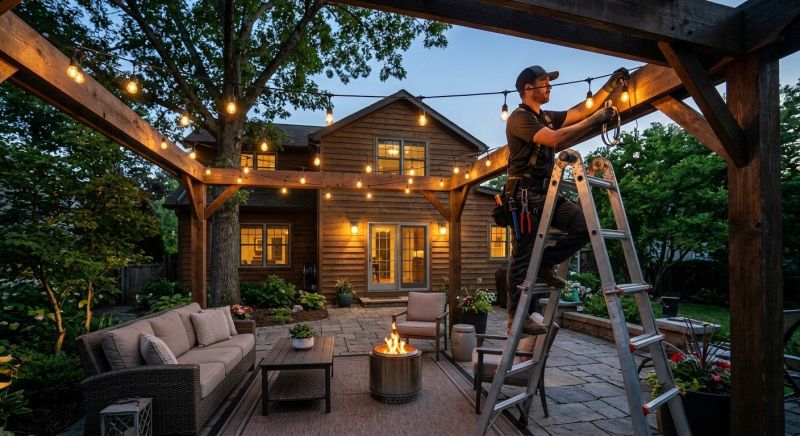 Deck Lights Installation in Kansas City, MO
