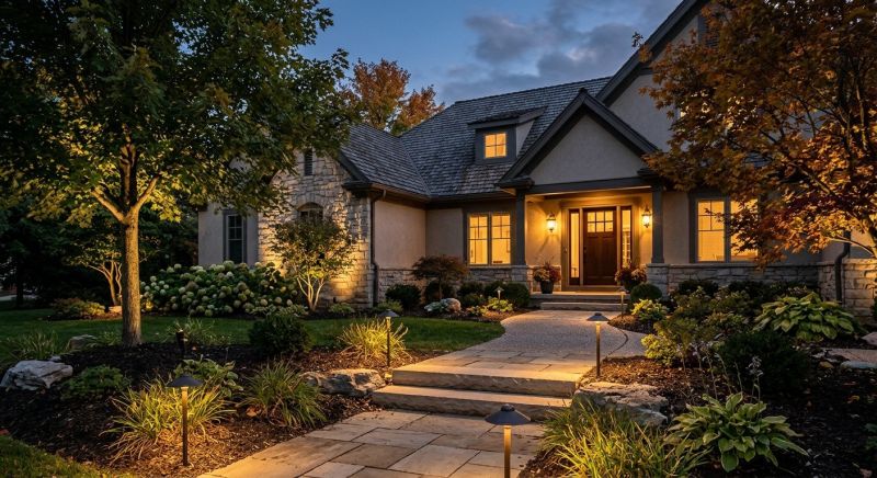 Garden Lighting Installation in Orem, UT