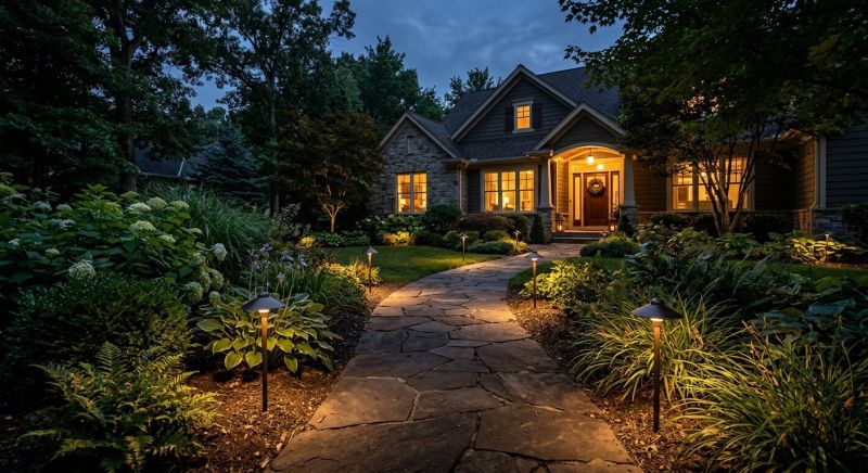Walkway Lighting Installation in Alpharetta, GA